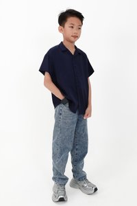 CNY2026 | Lyocell Boy Shirt in Midnight