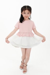 CNY2026 | Girl Tiered Skorts in White