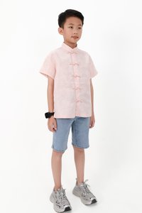 CNY2026 | Oriental Boy Shirt in Pink