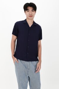 CNY2026 | Lyocell Men Shirt in Midnight