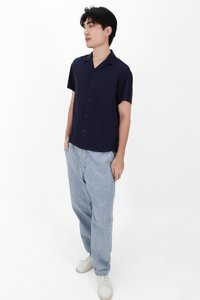 CNY2026 | Lyocell Men Shirt in Midnight