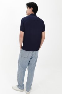 CNY2026 | Lyocell Men Shirt in Midnight