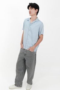 CNY2026 | Lyocell Men Shirt in Blue