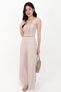 CNY2026 | Cora Co-ord Wide Legged Pants in Light Pink ( Regular )