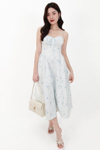 CNY2026 | Renni Ribbon Printed Midaxi in Light Blue