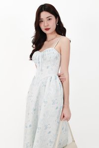 CNY2026 | Renni Ribbon Printed Midaxi in Light Blue