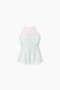 CNY2026 | Tammie Textured Babydoll Top in Tiffany Mint
