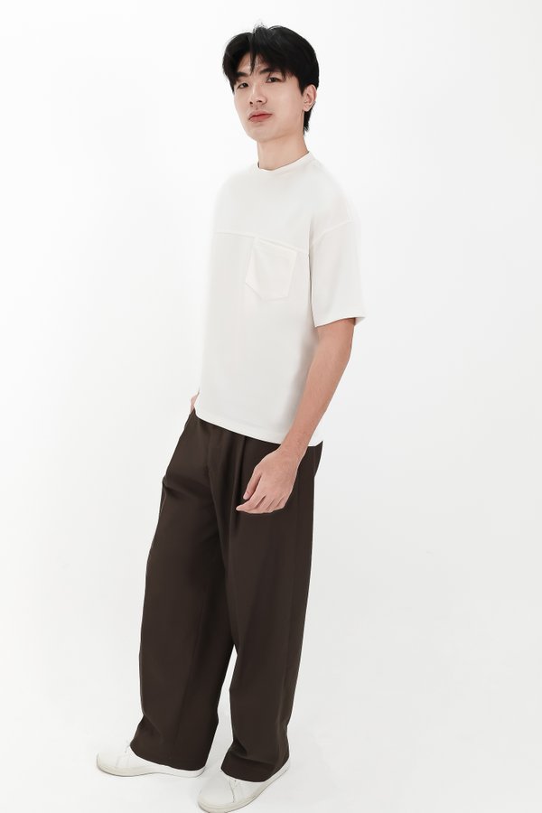 CNY2026 | Casual Men Pocket Tee in White