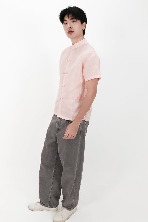 CNY2026 | Oriental Men Shirt in Pink