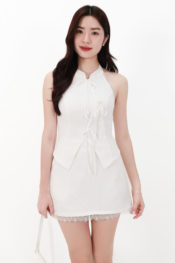 CNY2026 | Lisa Lace Co-ord Set in White