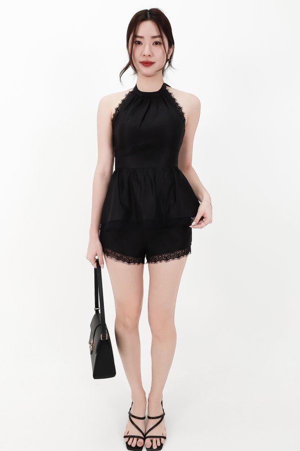 CNY2026 | Selia Satin Co-ord Shorts in Black