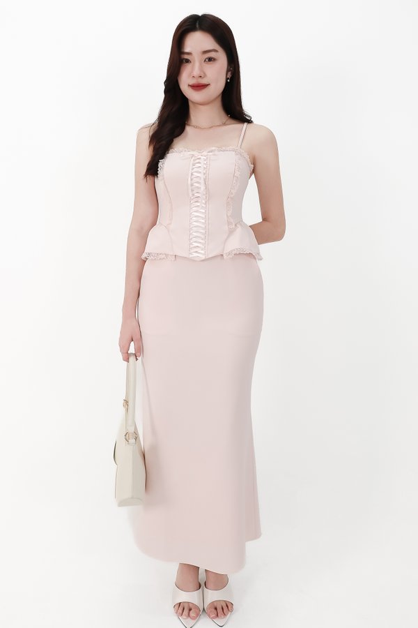 CNY2026 | Cassi Co-ord Set in Light Pink ( Petite Length )