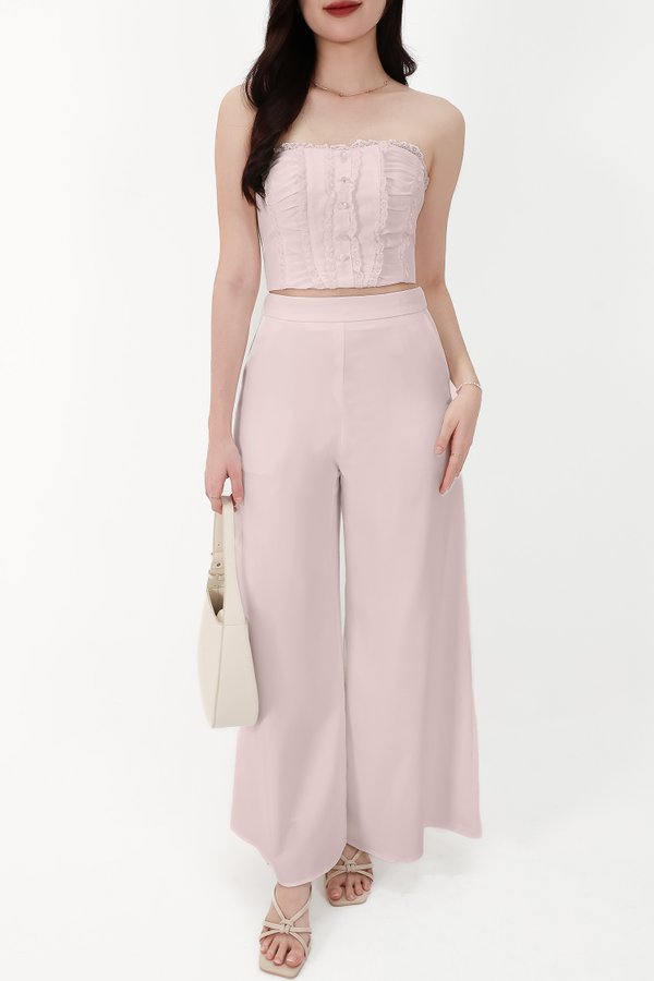 CNY2026 | Cora Co-ord Wide Legged Pants in Light Pink ( Regular )