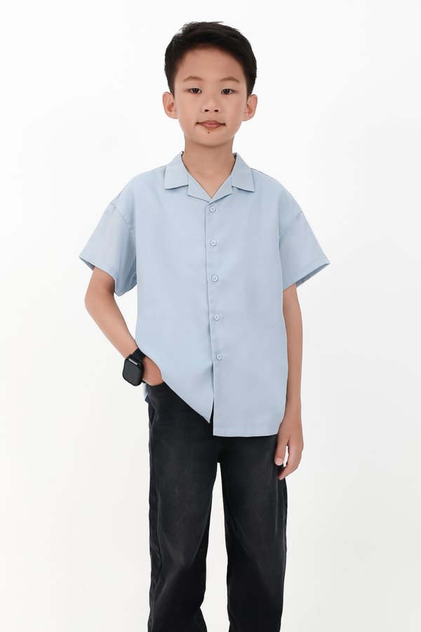 CNY2026 | Lyocell Boy Shirt in Blue