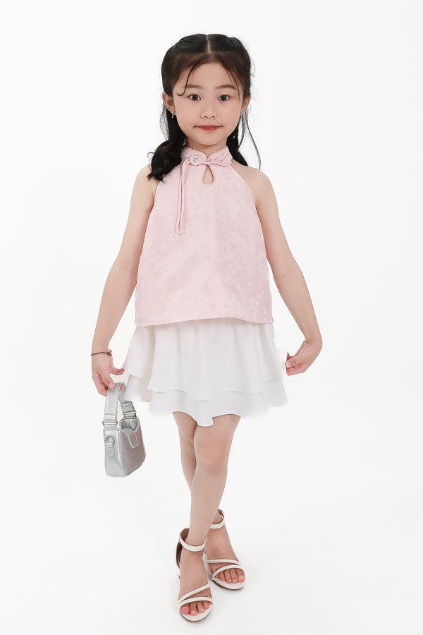 CNY2026 | Oriental Girl Cheongsam Top in Pink