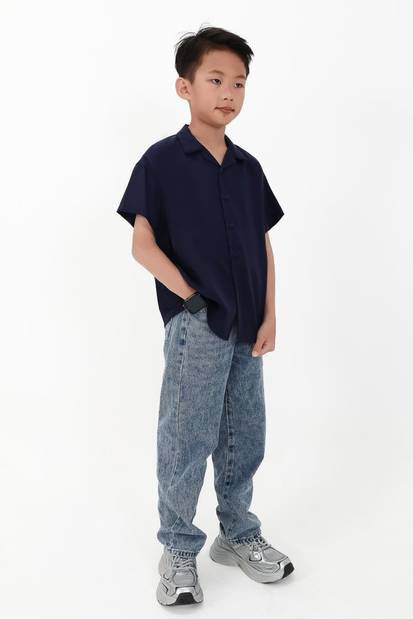 CNY2026 | Lyocell Boy Shirt in Midnight