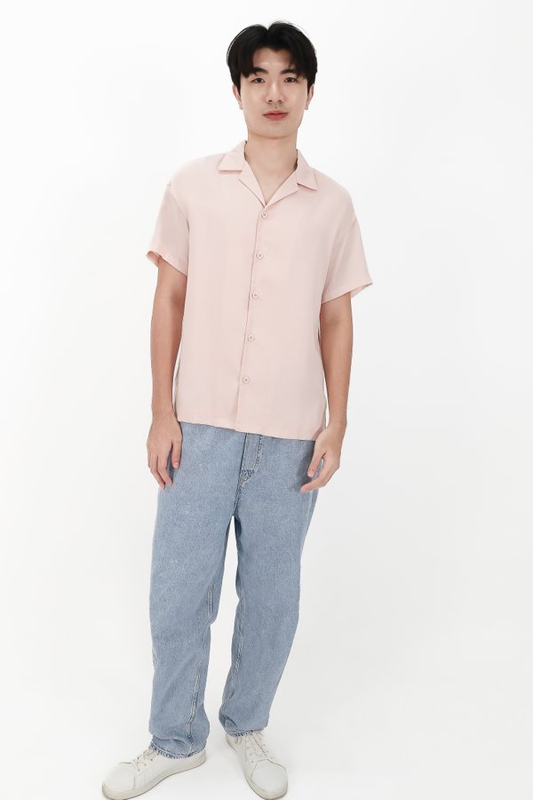 CNY2026 | Lyocell Men Shirt in Soft Pink