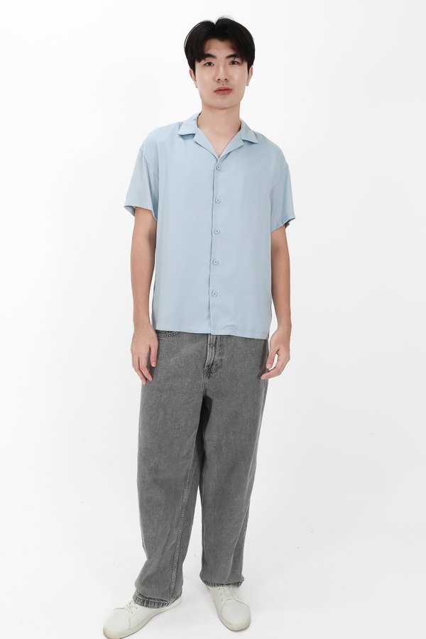 CNY2026 | Lyocell Men Shirt in Blue