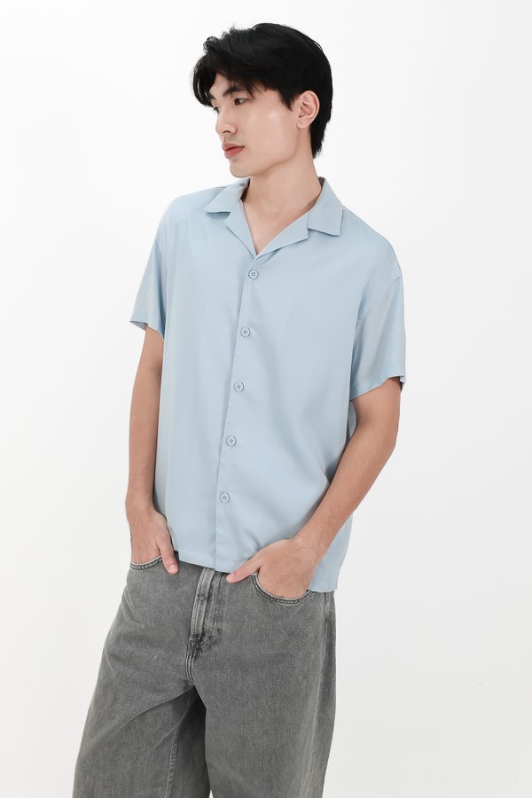 CNY2026 | Lyocell Men Shirt in Blue