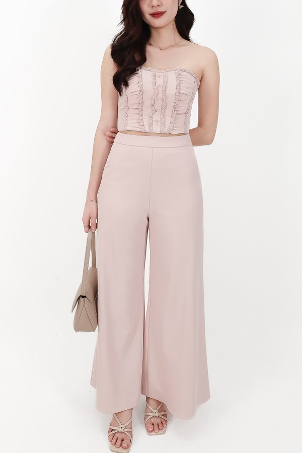 CNY2026 | Cora Co-ord Wide Legged Pants in Light Pink ( Regular )