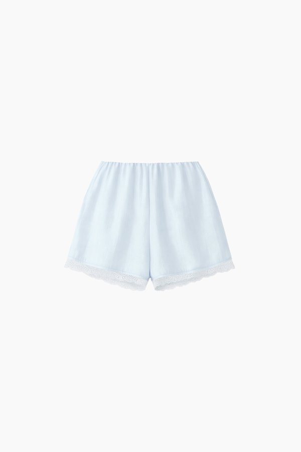 CNY2026 | Selia Satin Co-ord Shorts in Ice Blue