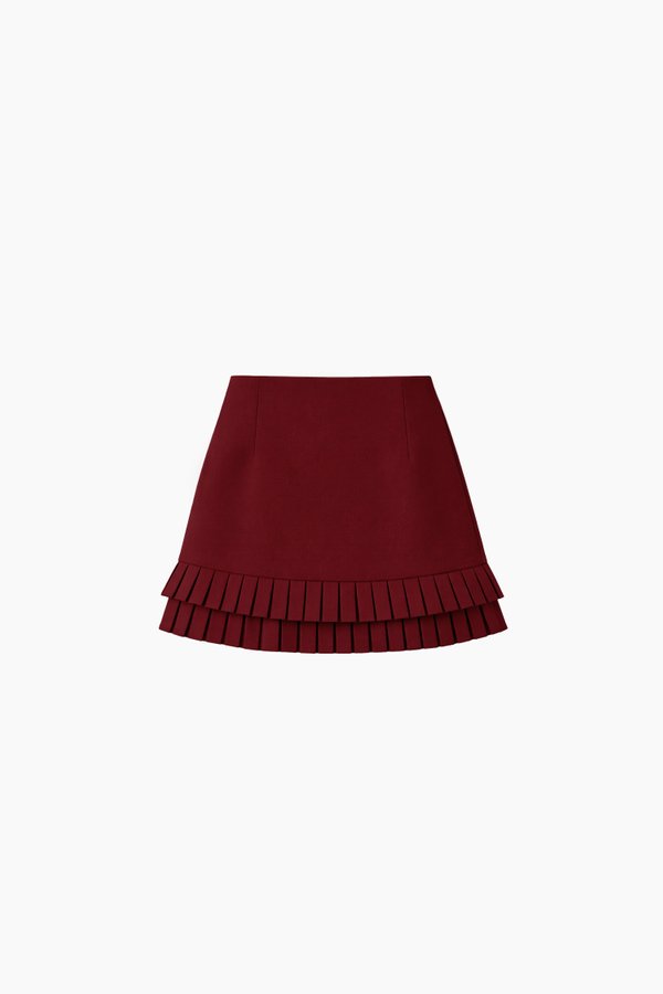 CNY2026 | Fynn Flutter Skorts in Dark Red