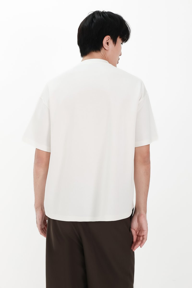 CNY2026 | Casual Men Pocket Tee in White