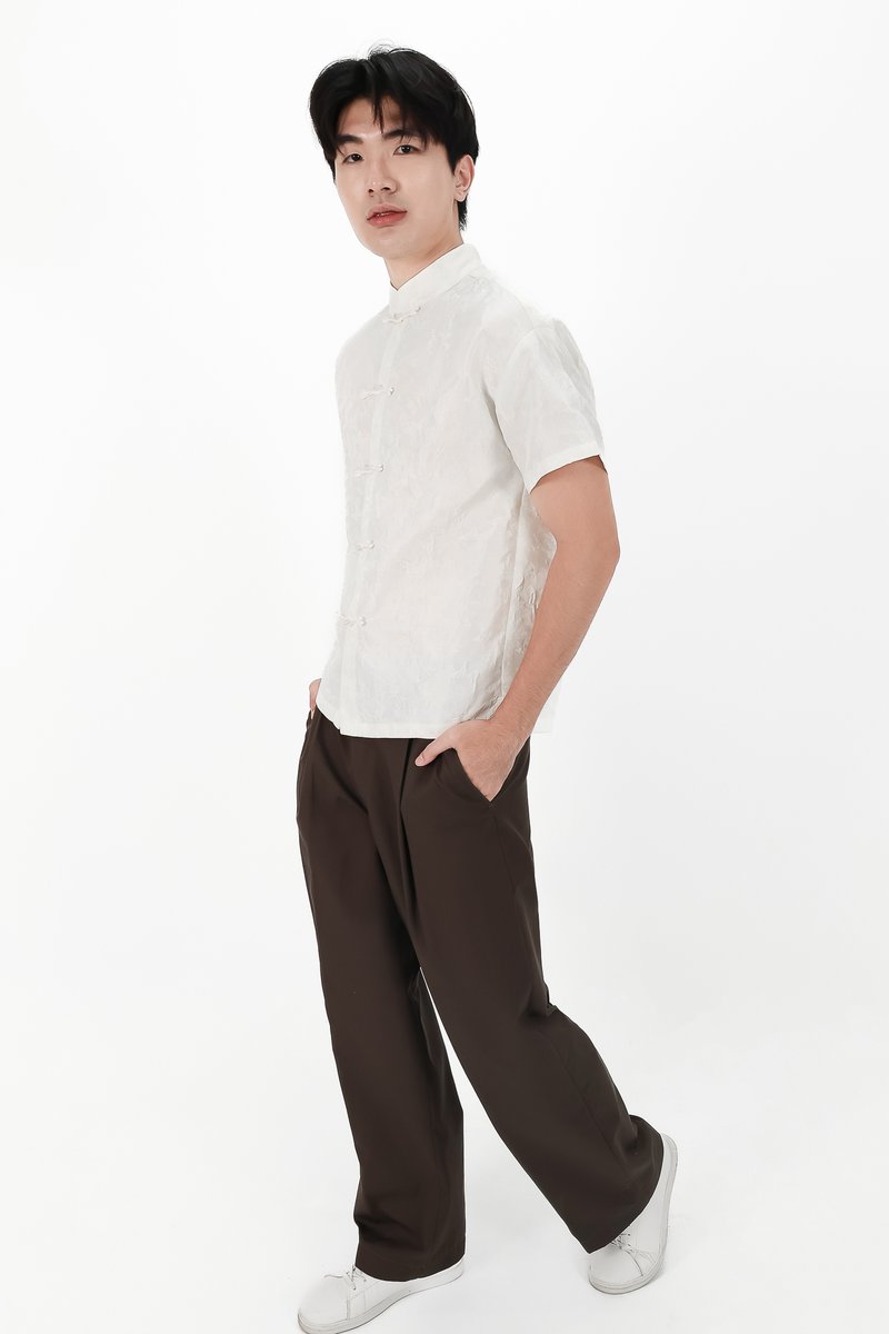 CNY2026 | Oriental Men Shirt in Light Champagne