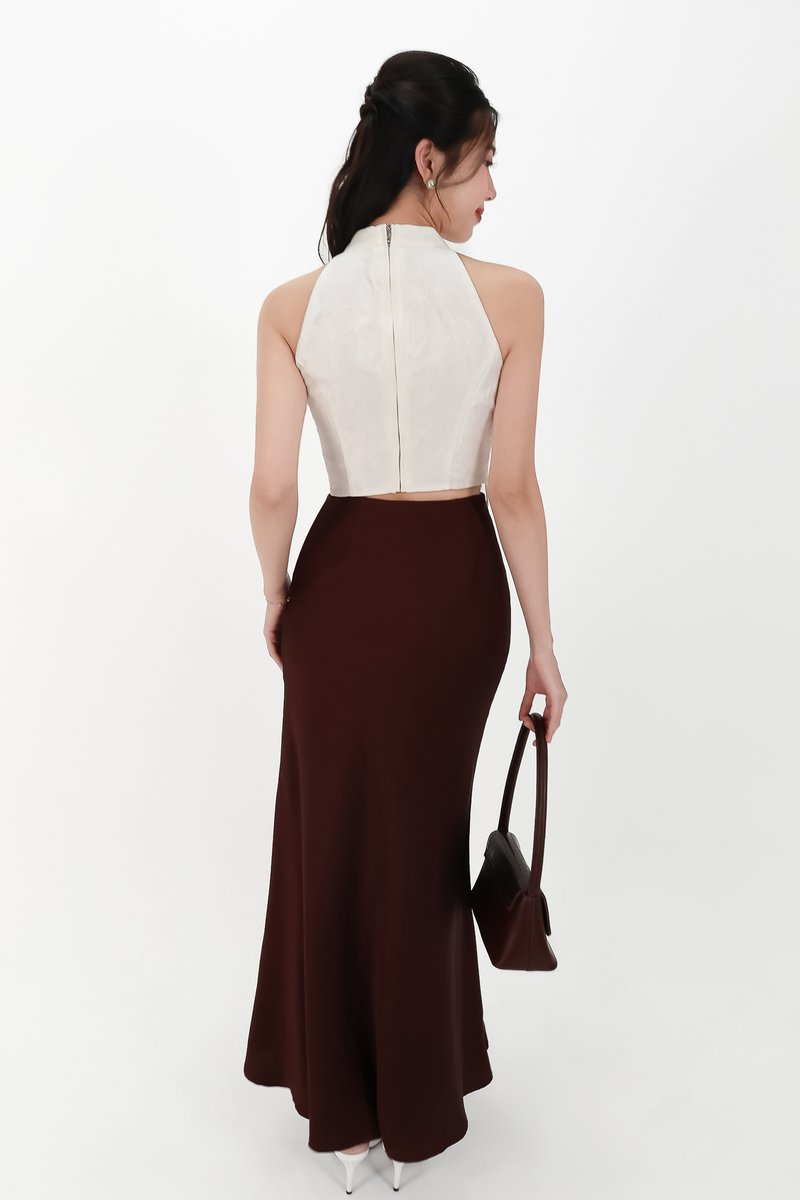 CNY2026 | Oriental Women Cheongsam Top in Light Champagne