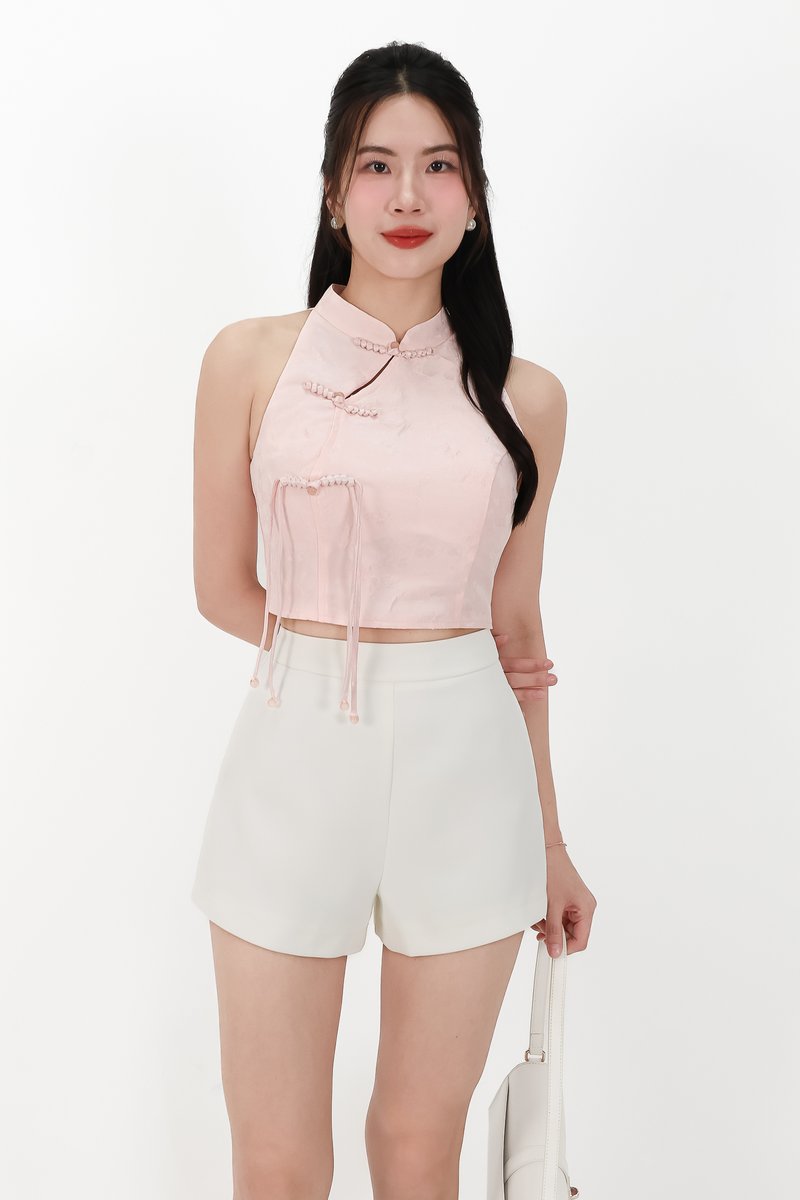 CNY2026 | Oriental Women Cheongsam Top in Pink