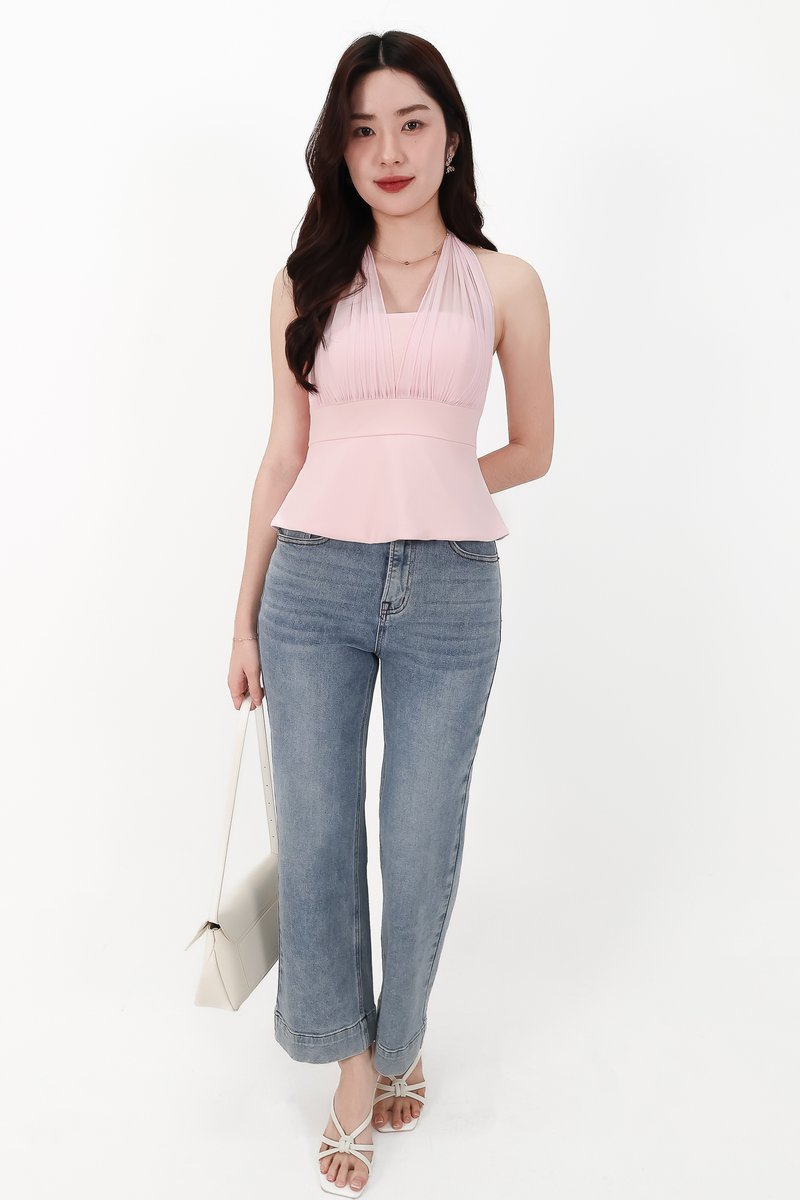 CNY2026 | Megan Multi Way Mesh Top in Light Pink