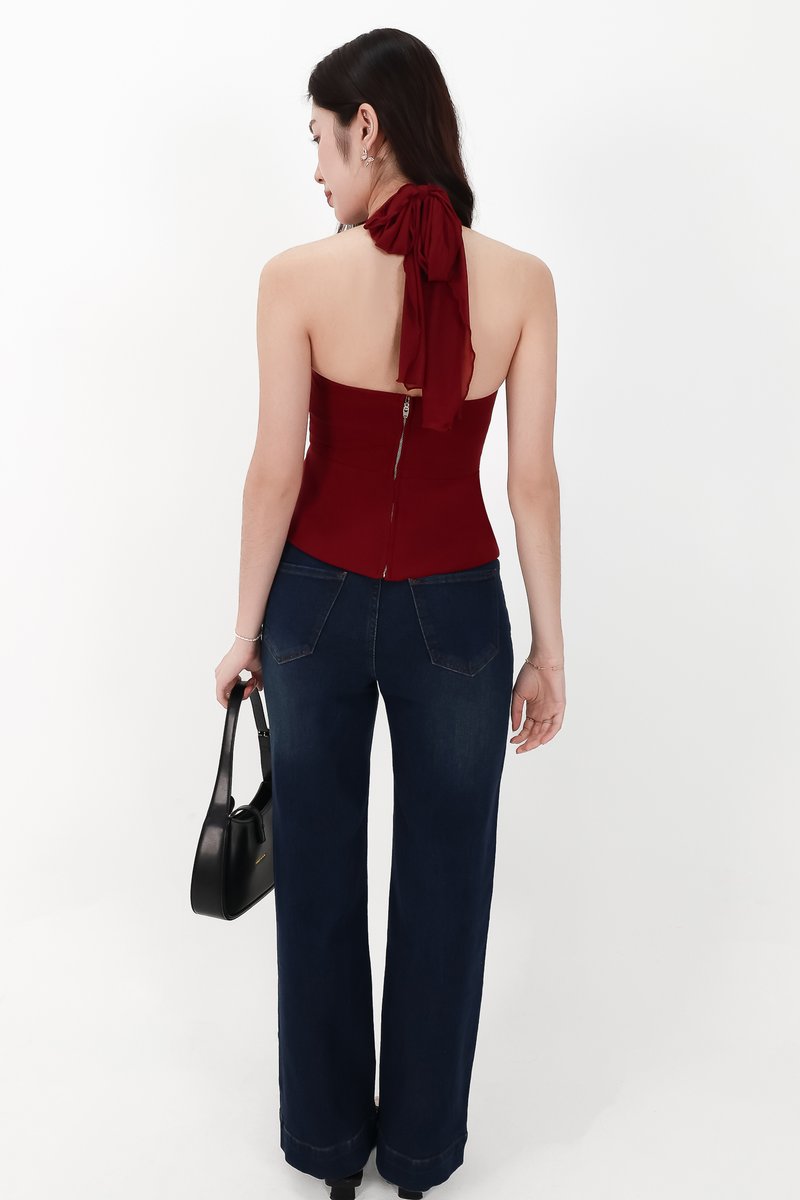 CNY2026 | Megan Multi Way Mesh Top in Red