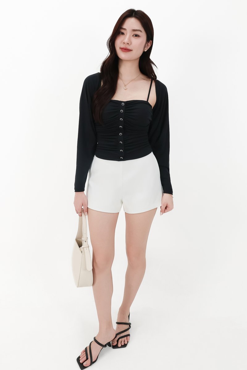 CNY2026 | Cherie Co-ord Shorts in White