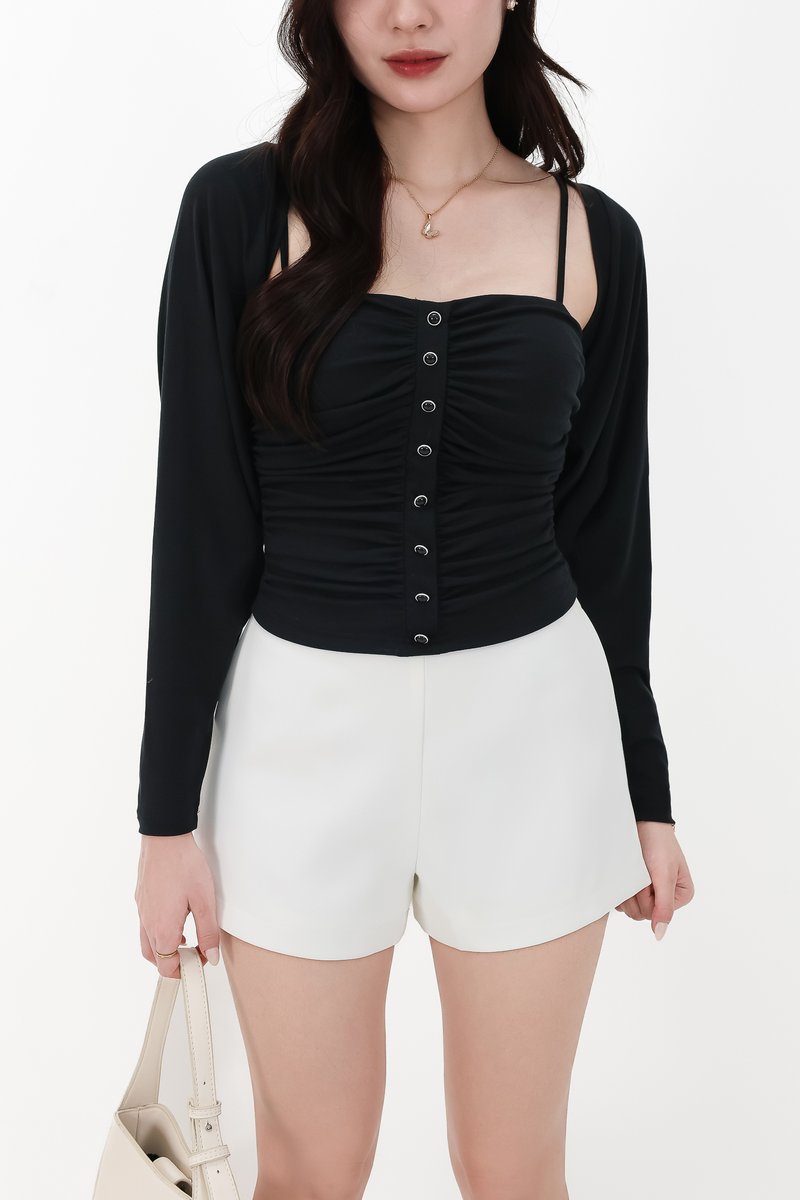 CNY2026 | Cherie Co-ord Shorts in White