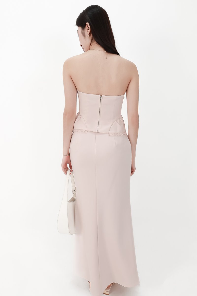 CNY2026 | Cassi Co-ord Set in Light Pink ( Regular Length )