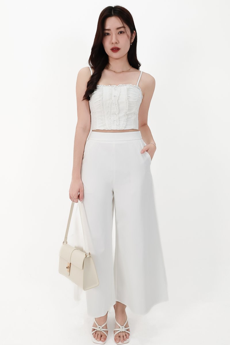 CNY2026 | Cora Co-ord Sweetheart Top in White
