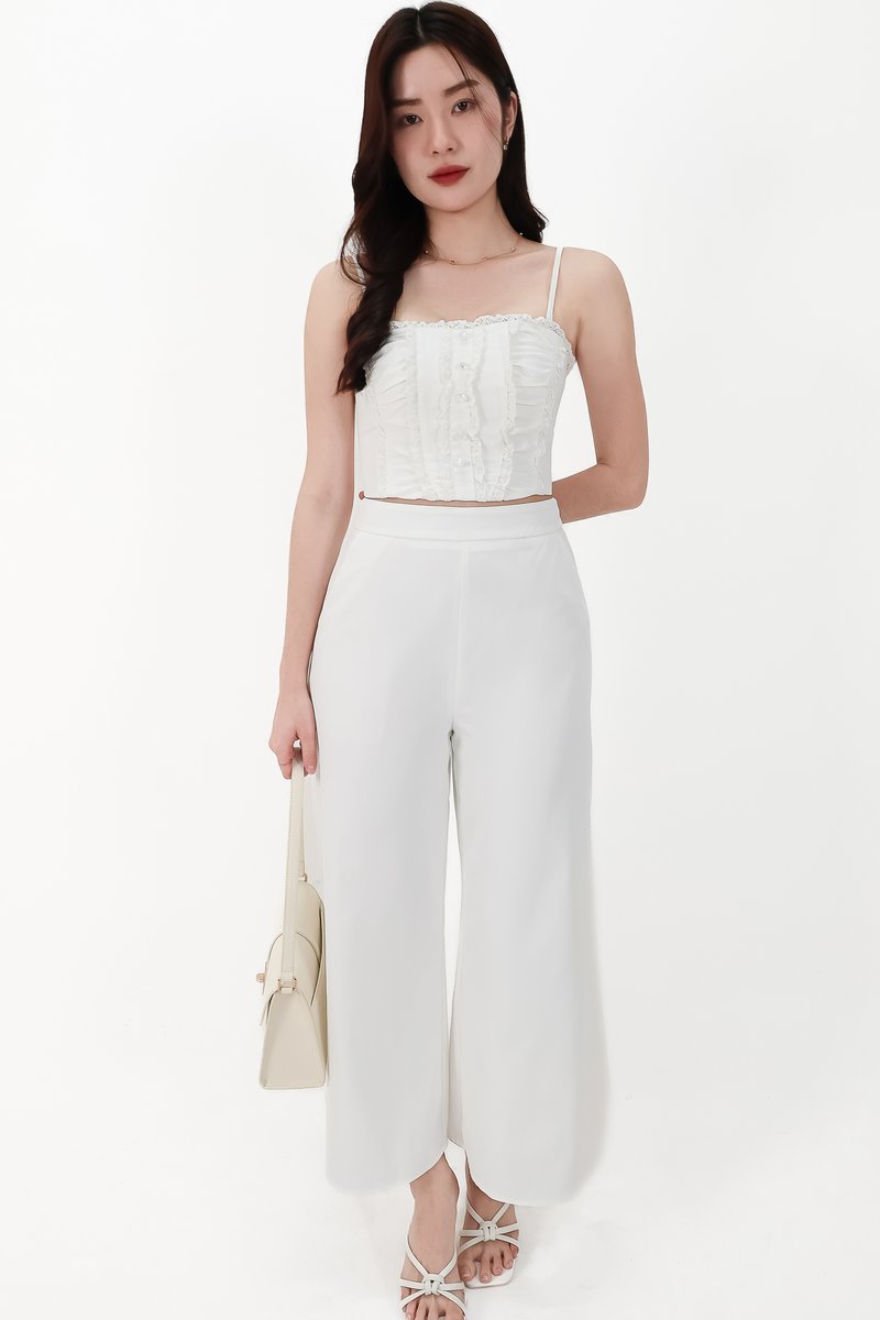 CNY2026 | Cora Co-ord Set in White ( Petite Length )