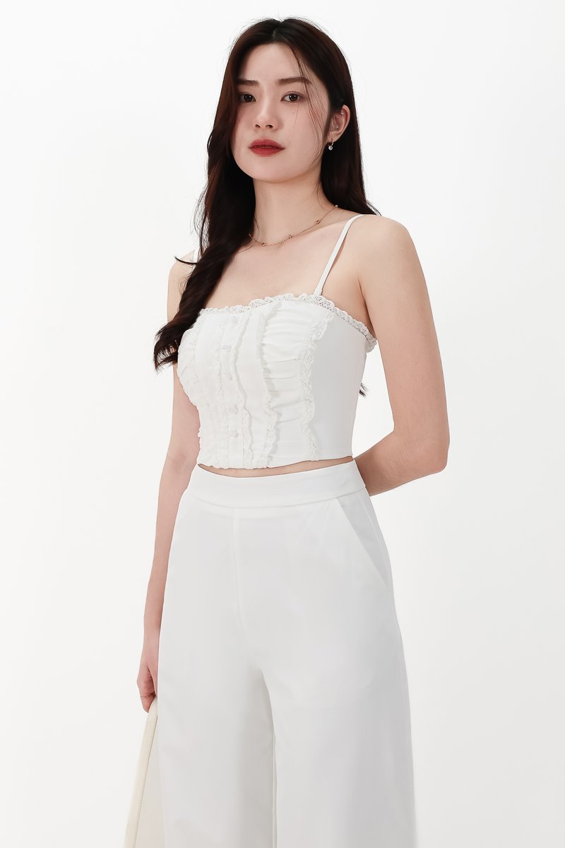 CNY2026 | Cora Co-ord Sweetheart Top in White
