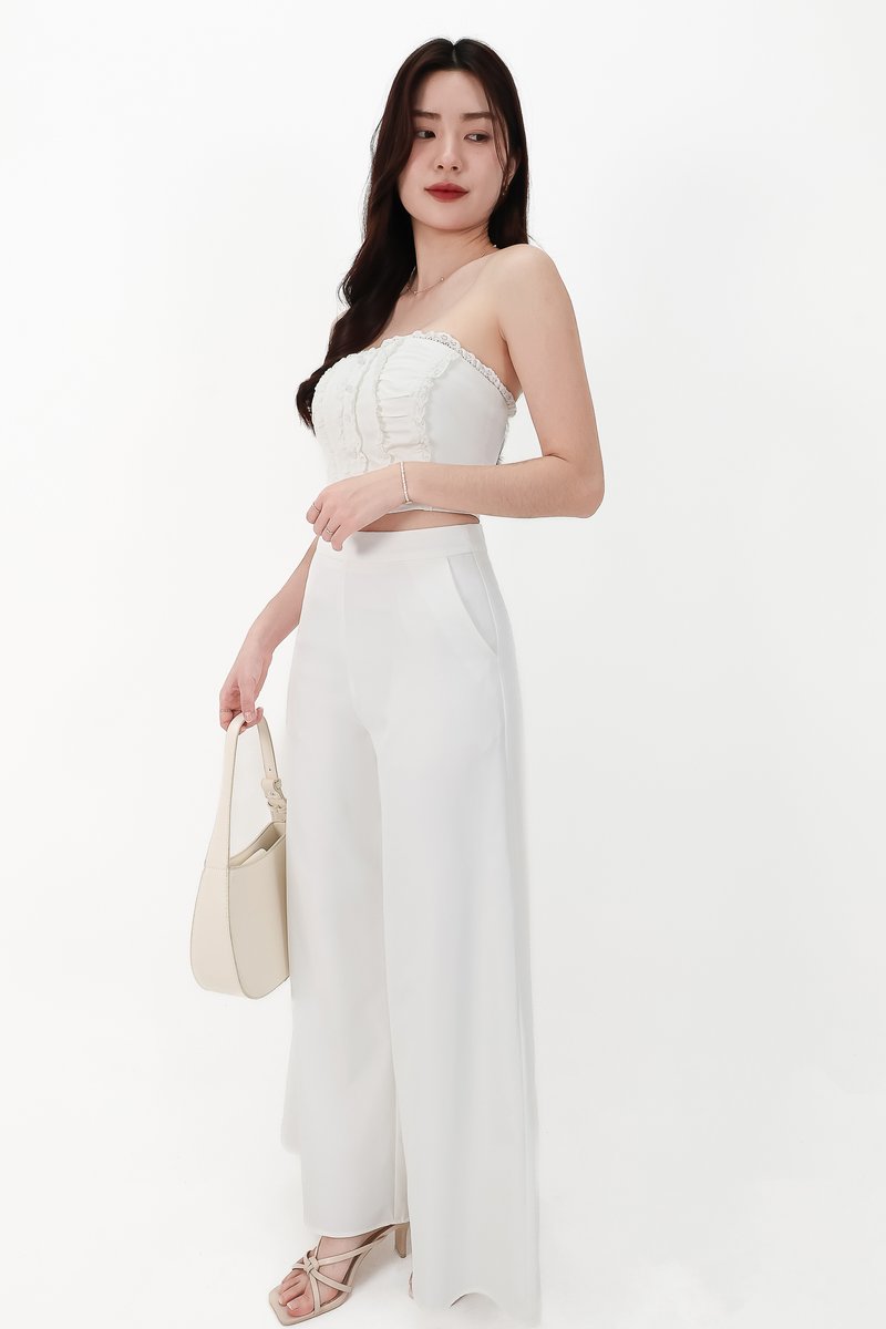 CNY2026 | Cora Co-ord Set in White ( Regular Length )