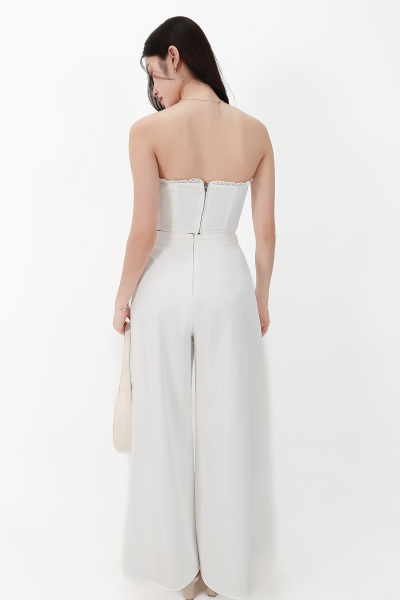 CNY2026 | Cora Co-ord Set in White ( Regular Length )