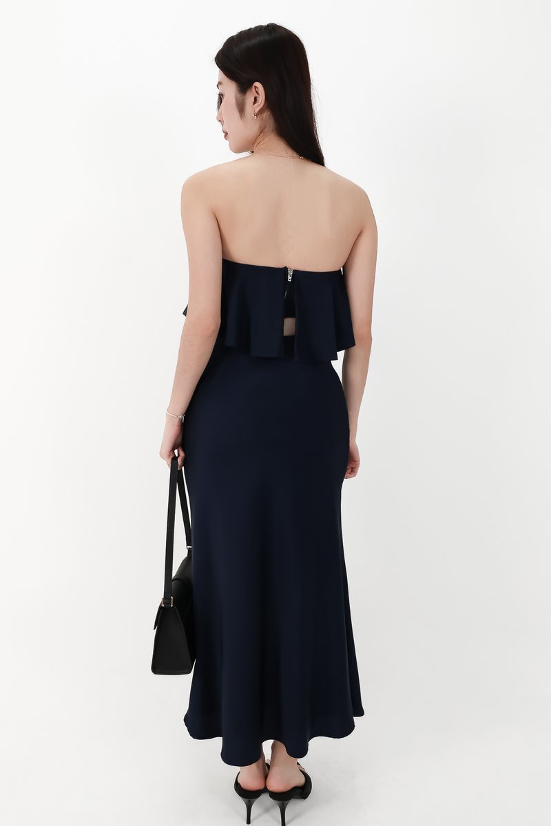 CNY2026 | Stephanie Satin Co-ord Set in Midnight ( Petite Length )