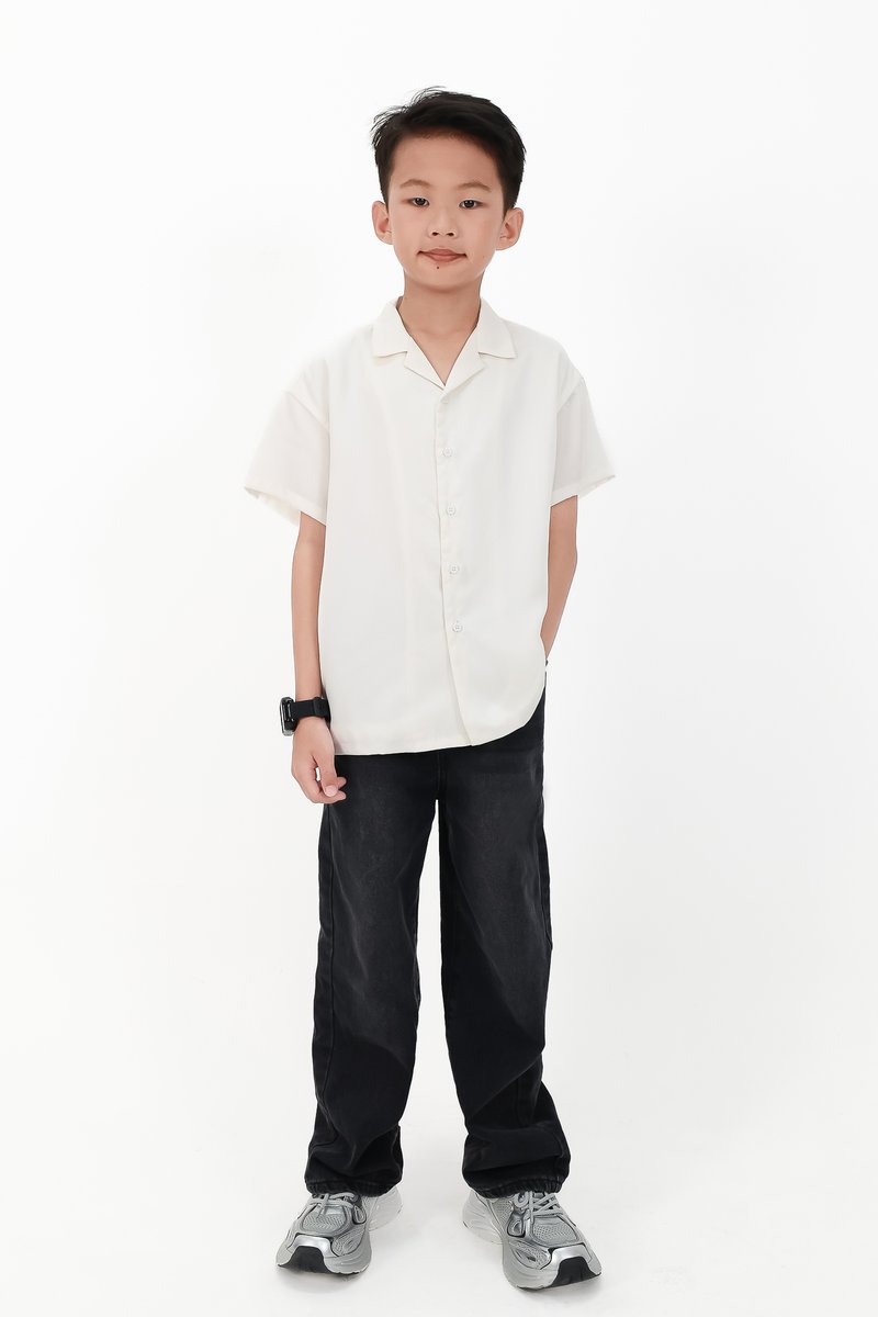 CNY2026 | Lyocell Boy Shirt in White