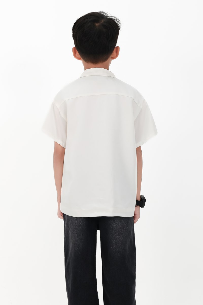 CNY2026 | Lyocell Boy Shirt in White