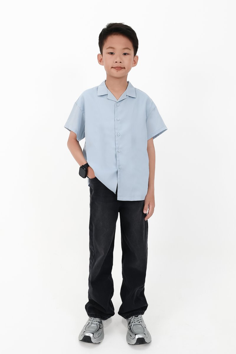 CNY2026 | Lyocell Boy Shirt in Blue