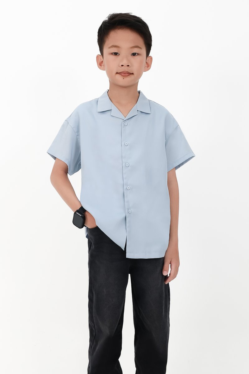 CNY2026 | Lyocell Boy Shirt in Blue