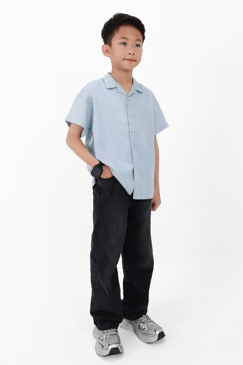 CNY2026 | Lyocell Boy Shirt in Blue