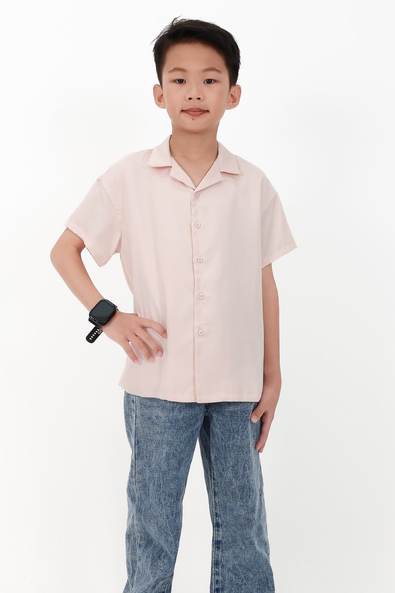 CNY2026 | Lyocell Boy Shirt in Soft Pink