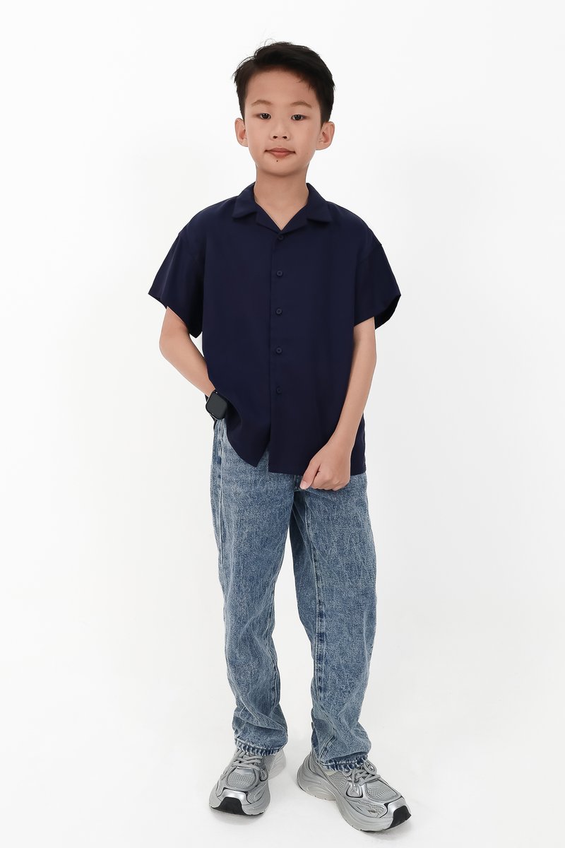 CNY2026 | Lyocell Boy Shirt in Midnight