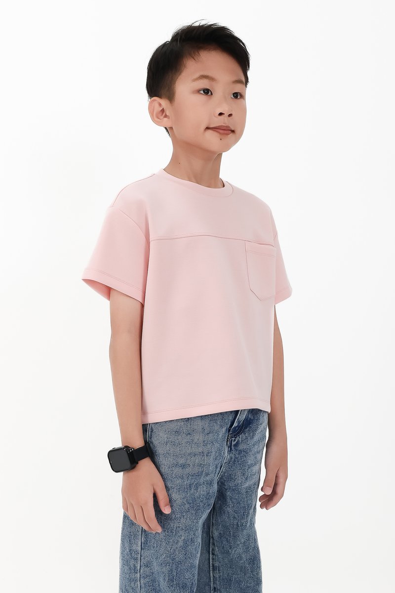 CNY2026 | Casual Boy Pocket Tee in Light Pink