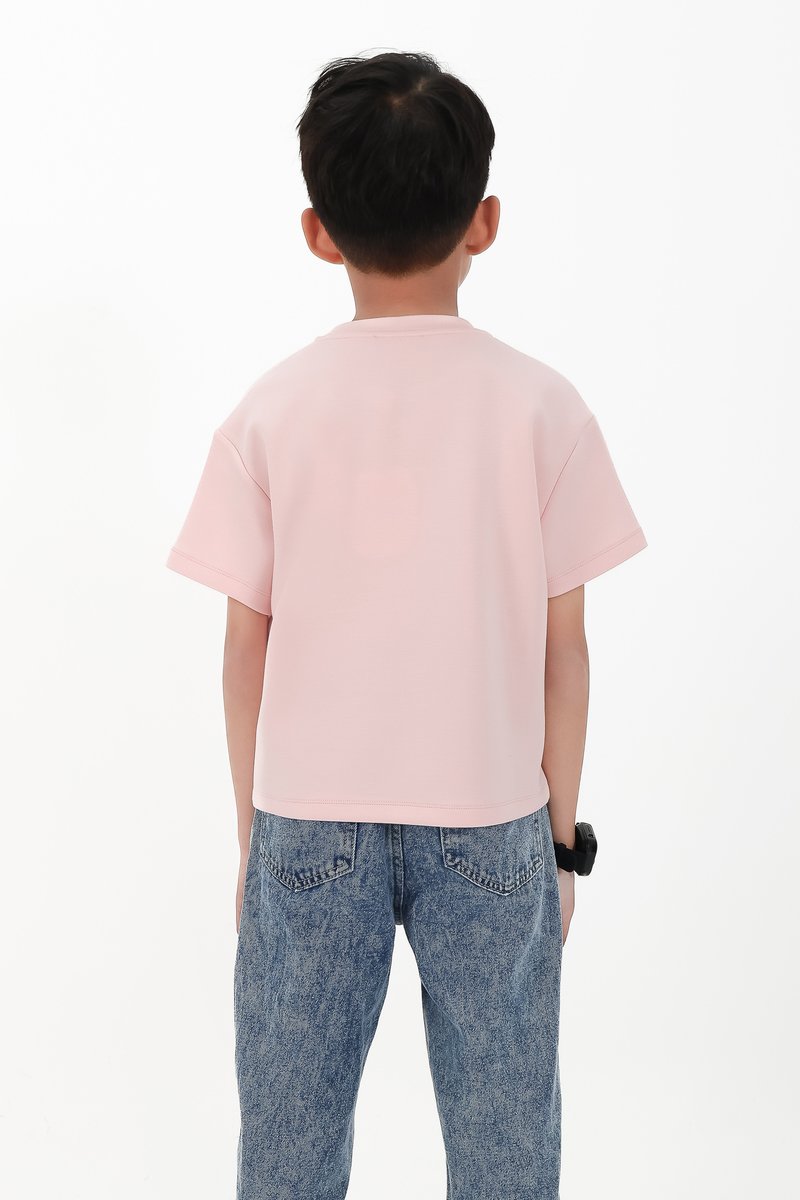 CNY2026 | Casual Boy Pocket Tee in Light Pink